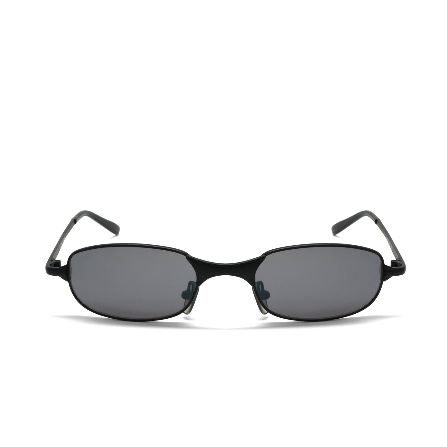 //Style 99// True Vintage Classic Black Oval Wire Frame Sunglasses