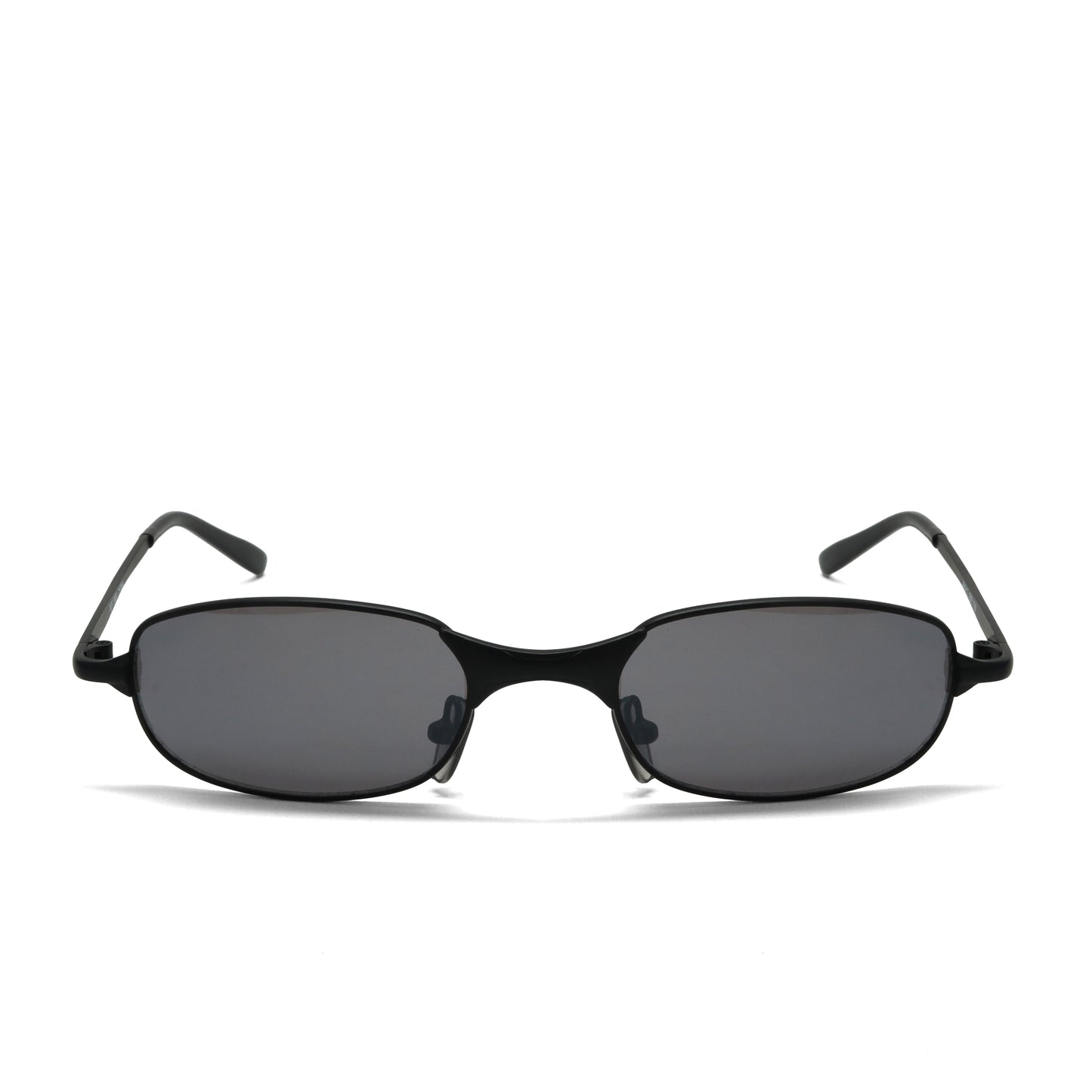 //Style 99// True Vintage Classic Black Oval Wire Frame Sunglasses