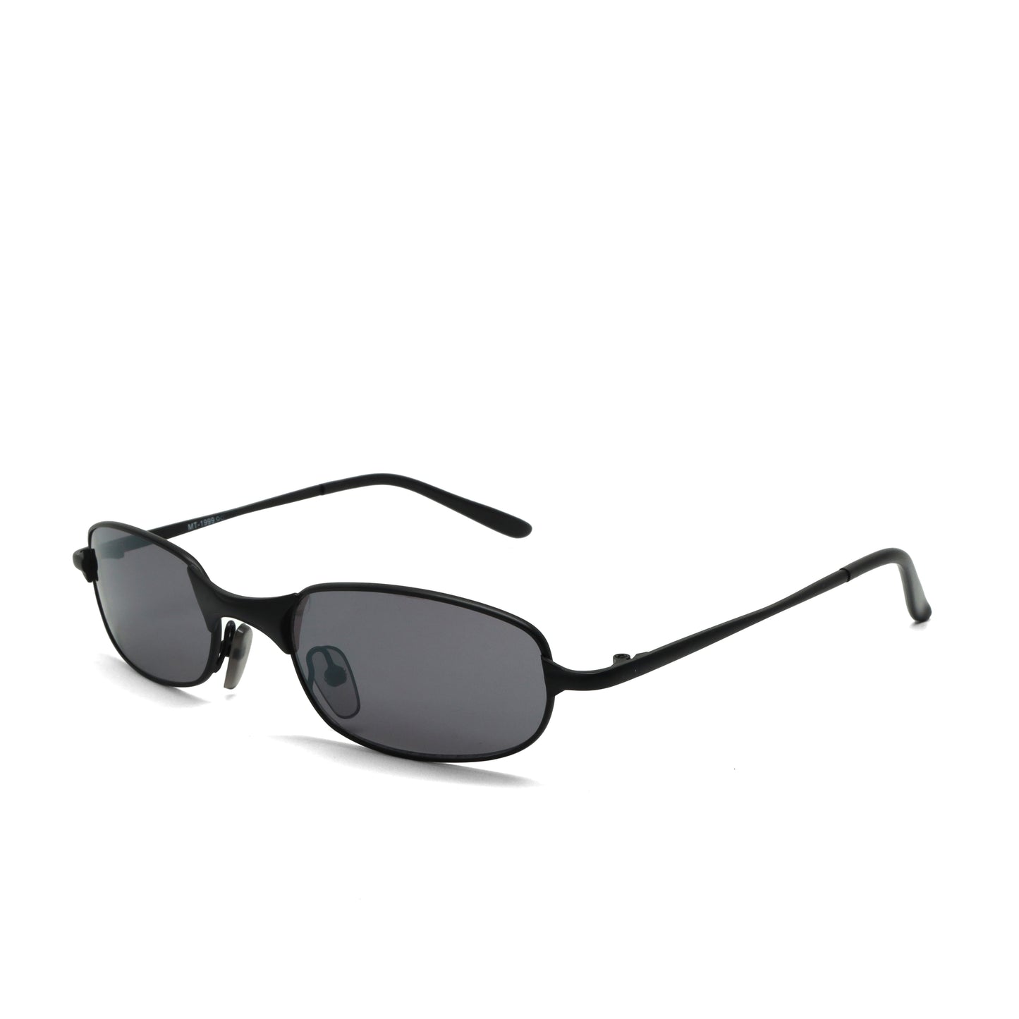 //Style 99// True Vintage Classic Black Oval Wire Frame Sunglasses