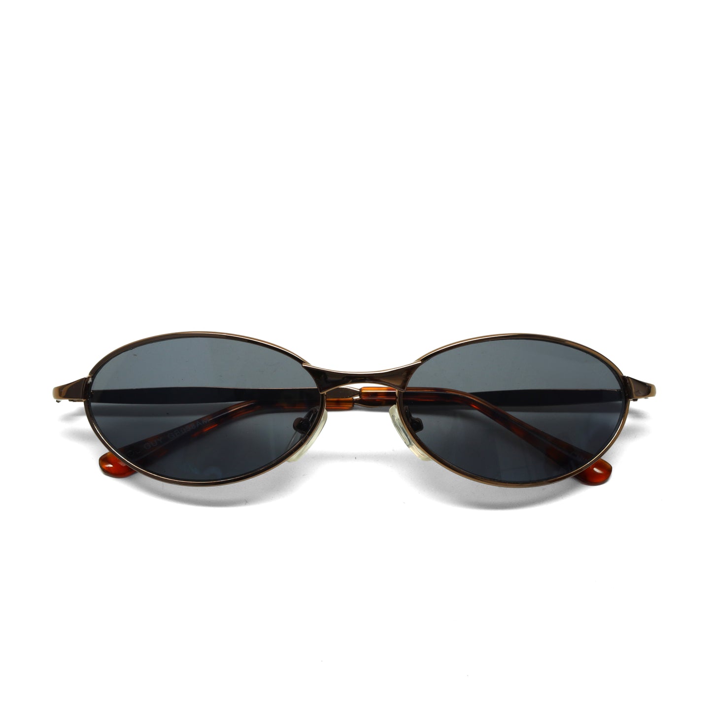 //Style 058// Classic Vintage Late 90s Wire Oval Sunglasses - Bronze