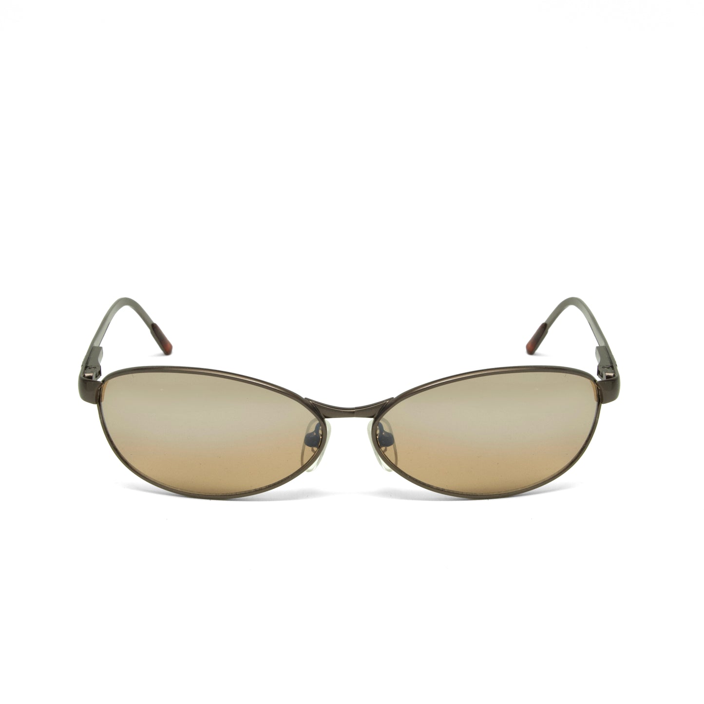 RARE//Style 486// Classic Vintage Late 90s Wire Oval Sunglasses - Bronze Brown