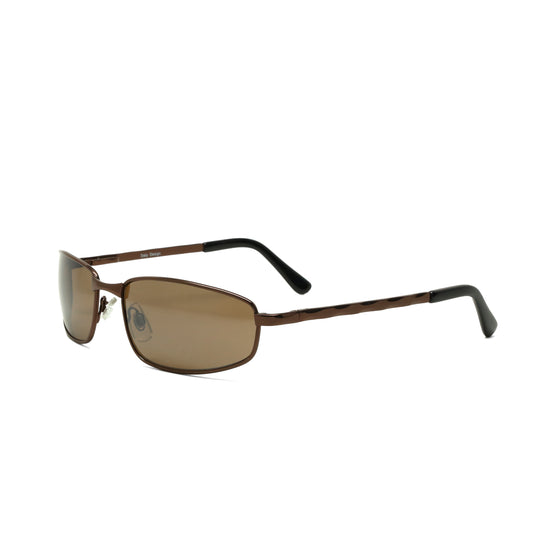 //Style 7006// True Vintage 90s Y2k Wraparound Frame Sunglasses - Bronze
