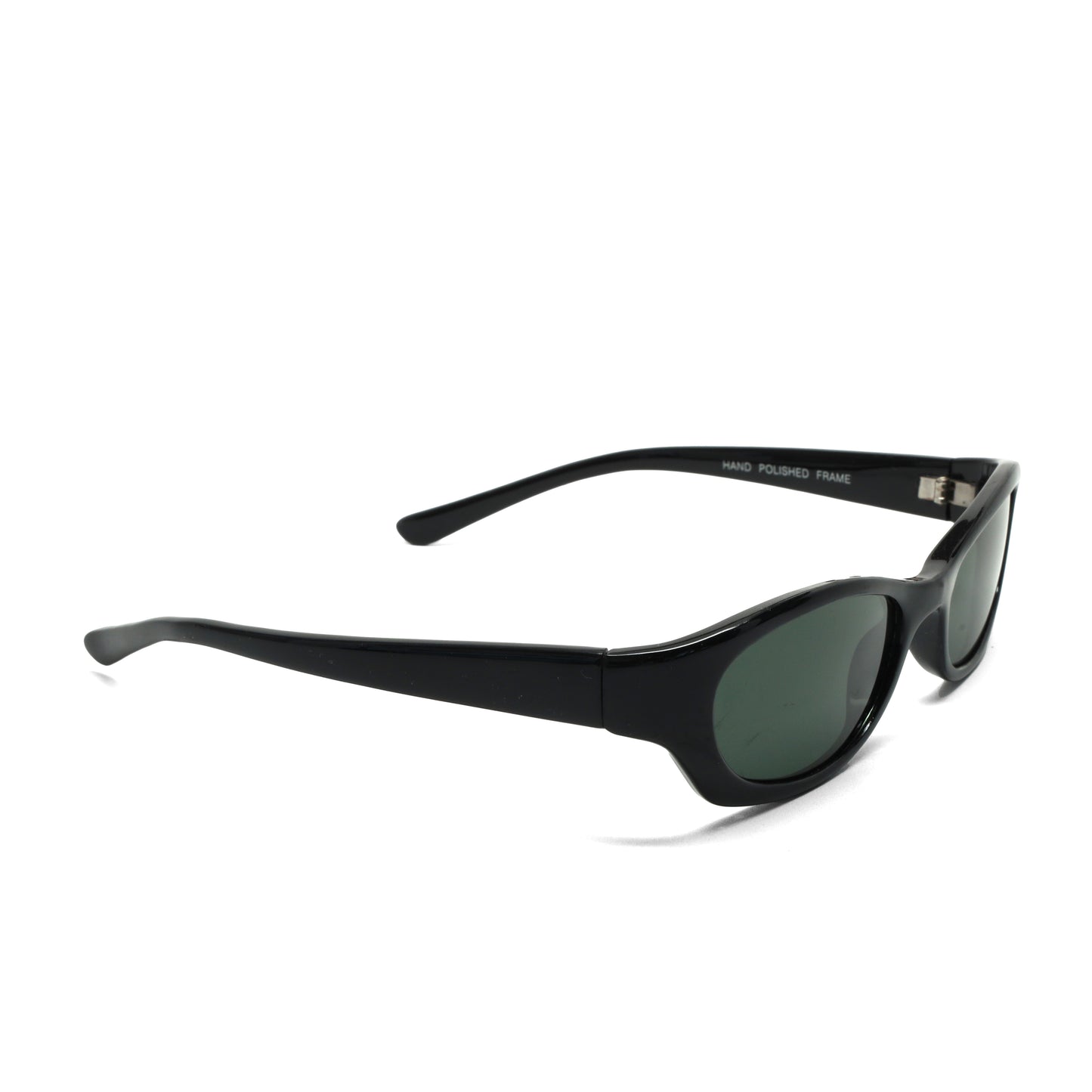 //Style 616// Vintage Classic 90s Circular Browline Sunglasses - Black