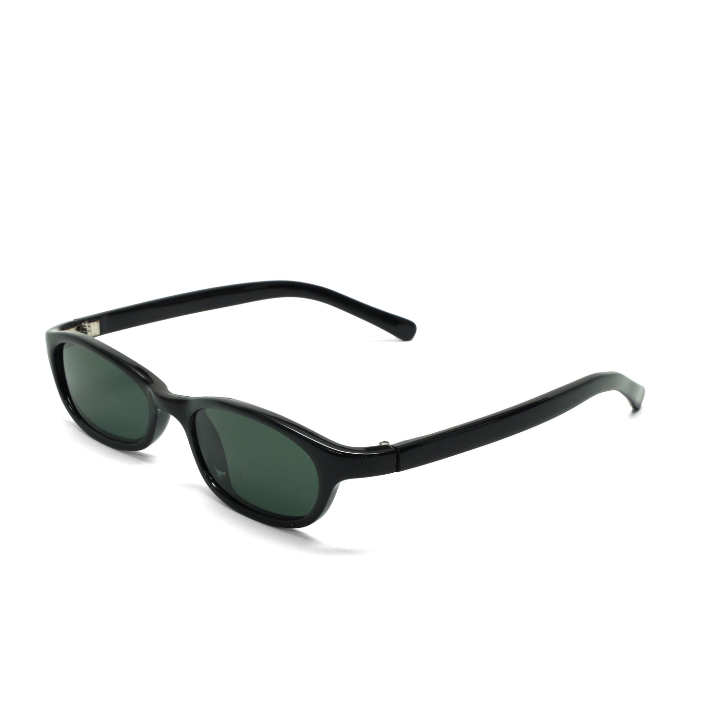 //Style 04// Vintage Small Size 90s Circular Shape Sunglasses - Black