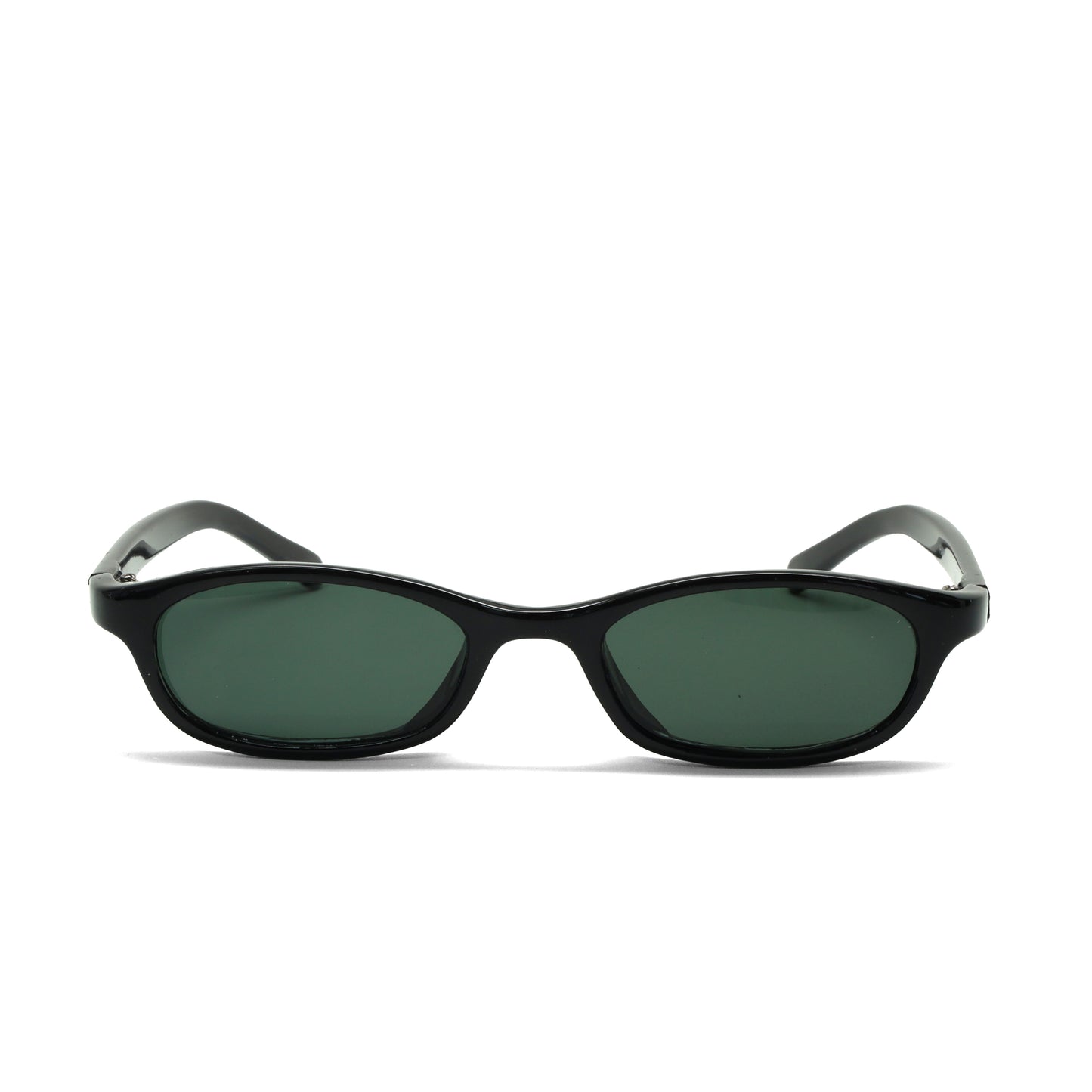 //Style 04// Vintage Small Size 90s Circular Shape Sunglasses - Black