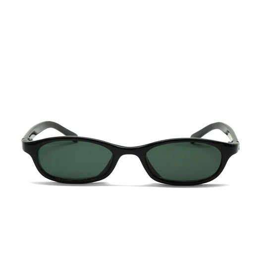 //Style 04// Vintage Small Size 90s Circular Shape Sunglasses - Black