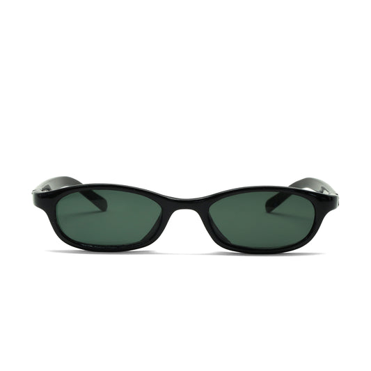 //Style 04// Vintage Small Size 90s Circular Shape Sunglasses - Black