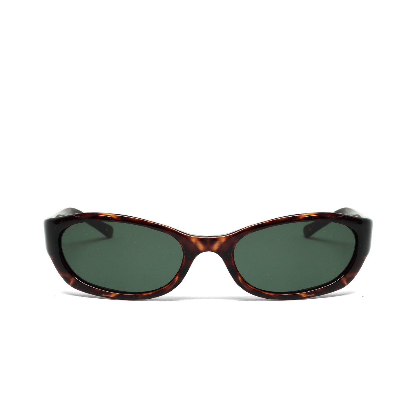 //Style 616// Vintage Classic 90s Circular Browline Sunglasses - Tortoise