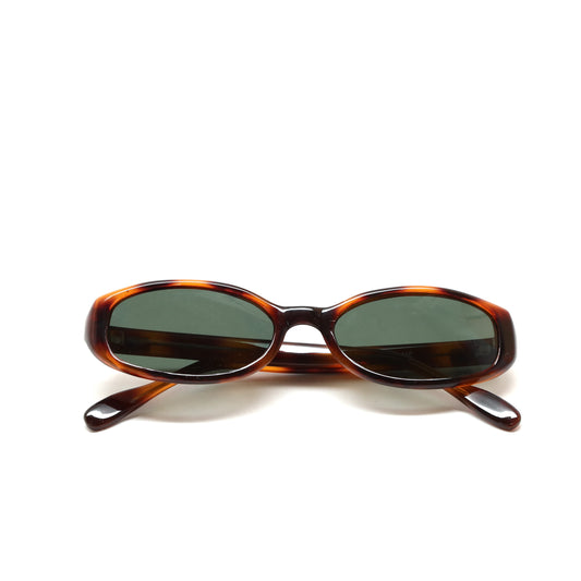 Vintage Small Size 90s Deadstock Jane Original Oval Sunglasses - Tortoise