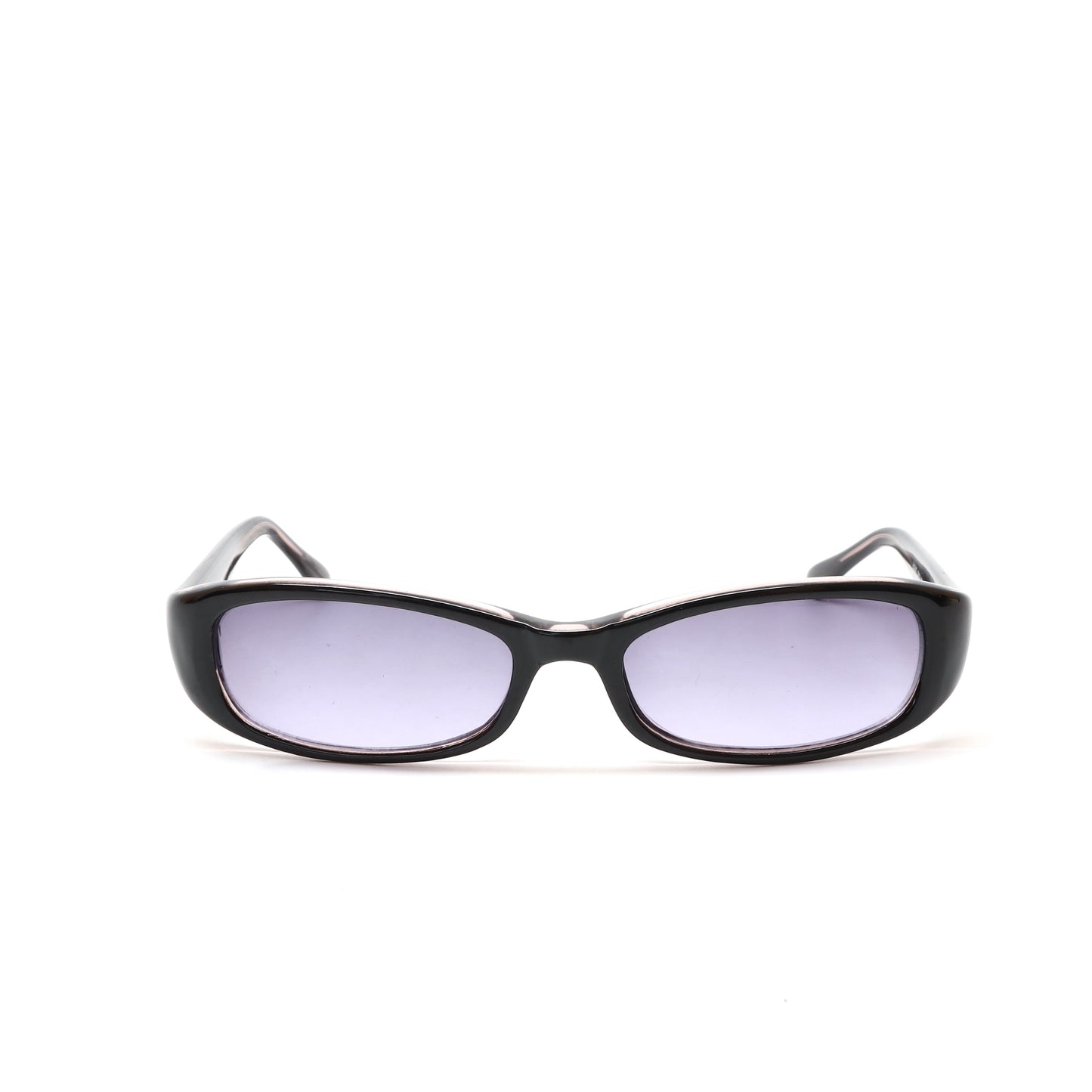 Vintage Small Size 90s Deadstock Nimbus Transparent Rectangle Sunglasses - Purple