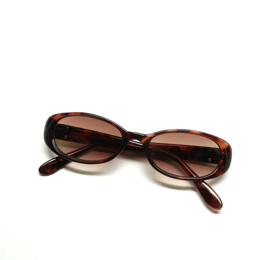 Deluxe Vintage Y2k Standard Chic Wraparound Sunglasses - Tortoise