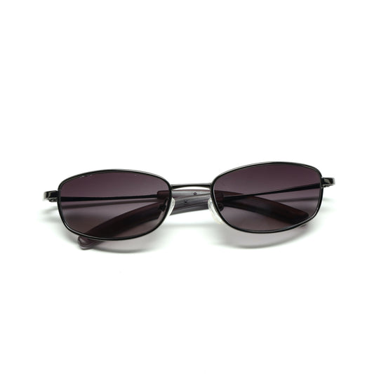 //Style 912// Vintage 90s Wire Oval Frame Sunglasses - Grey