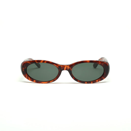 //Style 02// Vintage Standard 90s Mod Original Oval Sunglasses - Tortoise