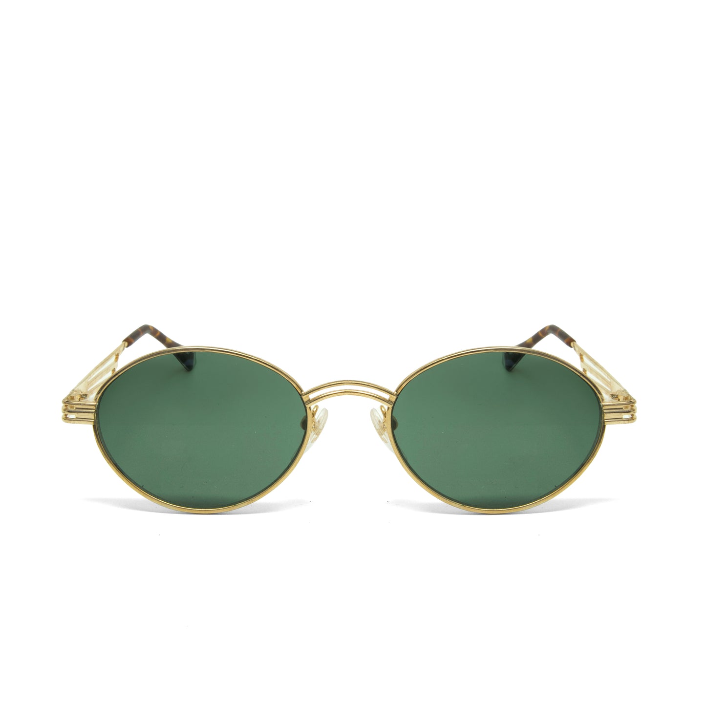 //Style 337// True Vintage Wire Gold Frame Oval Sunglasses