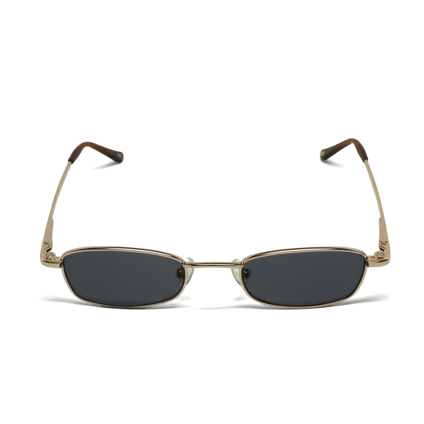 //Style 175// High Quality Vintage 90s Wire Rectangle Sunglasses - Gold
