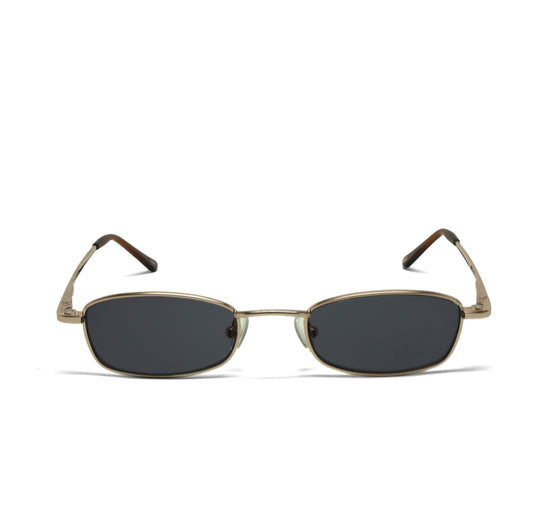 //Style 175// High Quality Vintage 90s Wire Rectangle Sunglasses - Gold