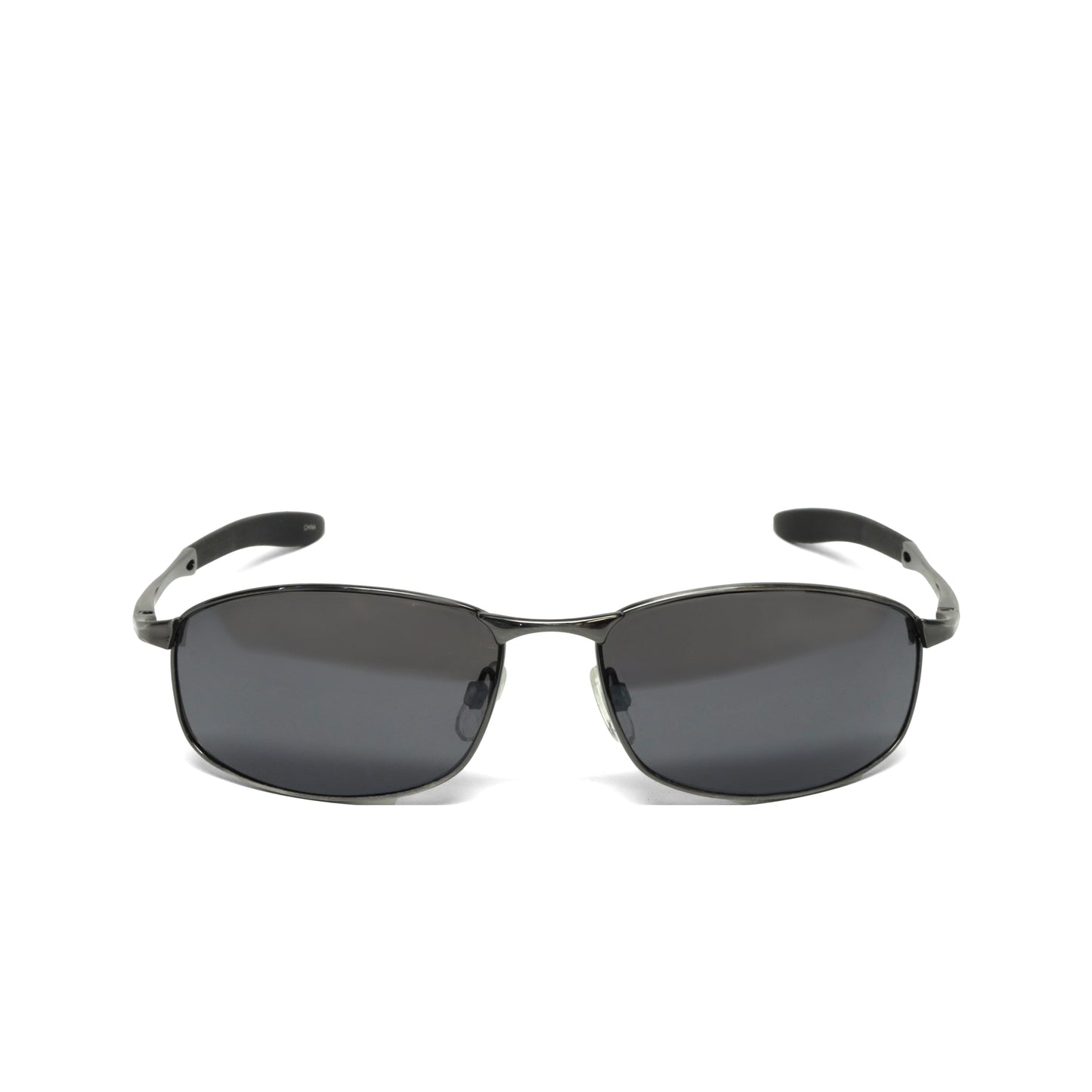 //Style 837// Polarized Vintage 90s Wraparound Wire Sunglasses - Grey