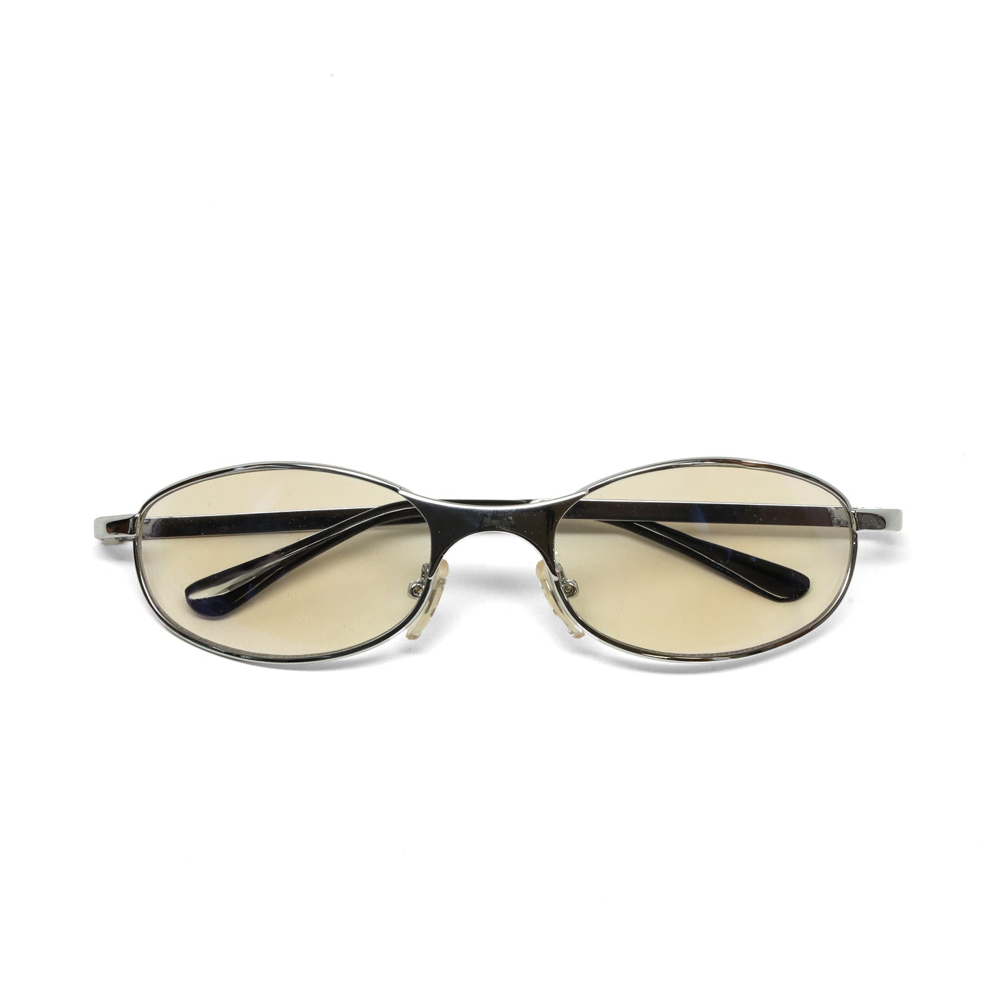 LAST CALL //Style 64// Vintage 2000 Light Tinted Iridescent Sunglasses - Silver