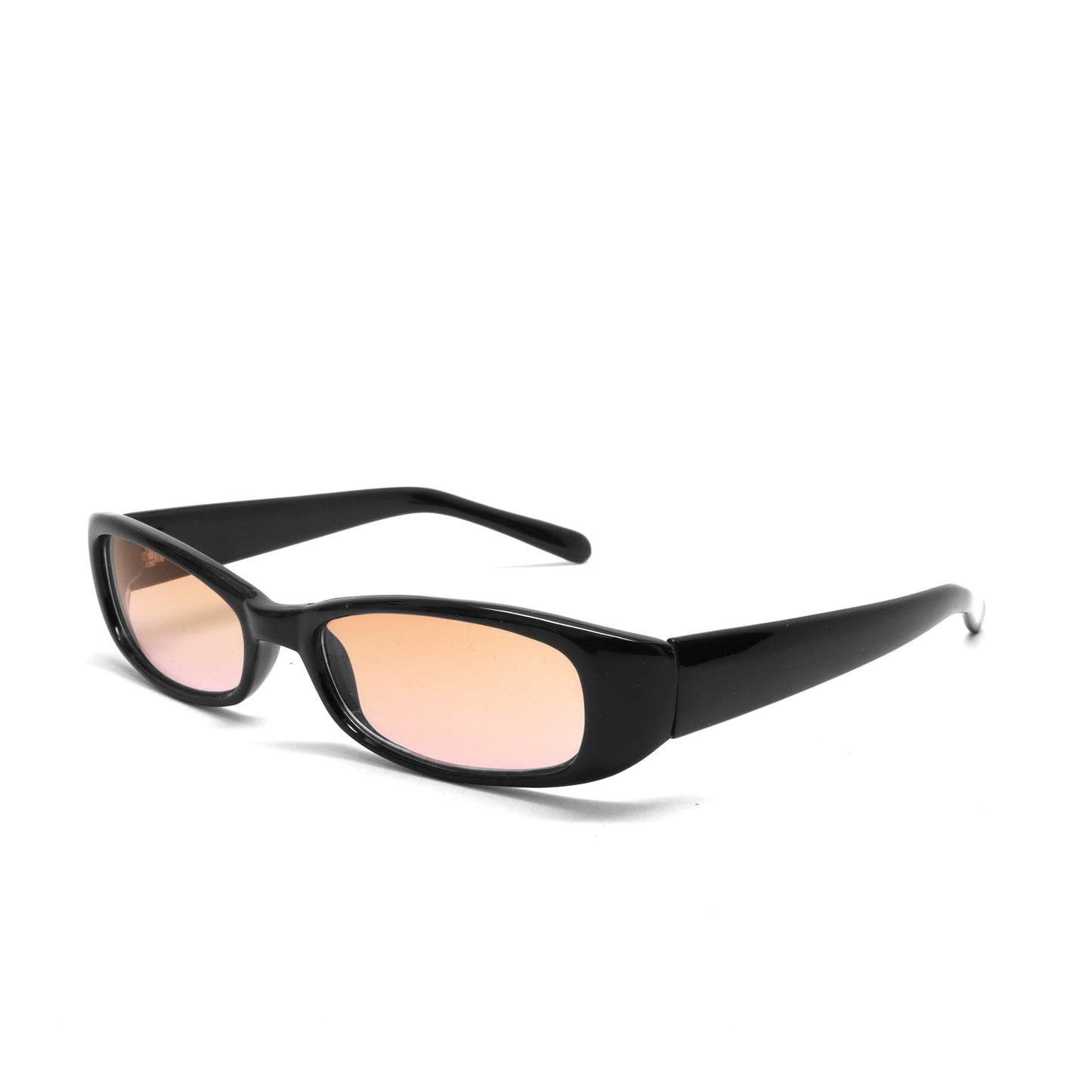 //Style 62// Vintage 90s Rectangle Frame Sunglasses - Light Pink