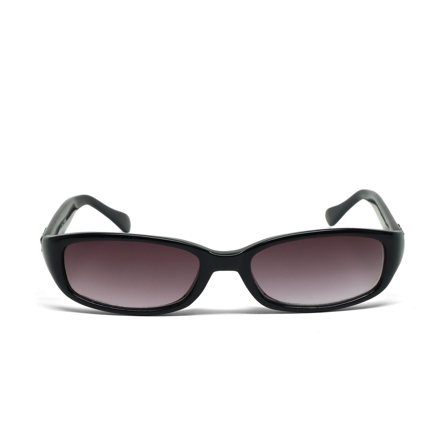 //Style VIP 39// Deluxe Vintage 90s Narrow Rectangle Frame Sunglasses - Black