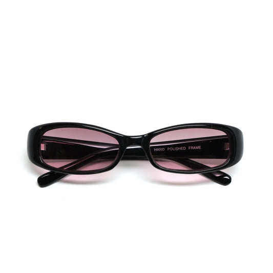 //Style 62// Vintage 90s Rectangle Frame Sunglasses - Purple