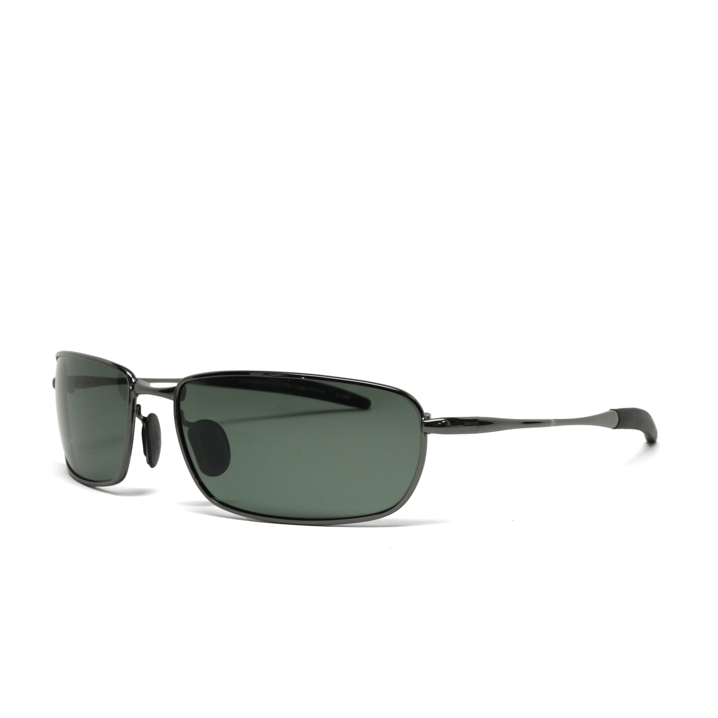 //Style 853// Polarized Vintage 90s Wraparound Wire Sunglasses - Grey