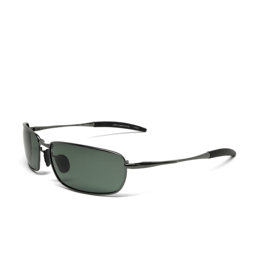 //Style 853// Polarized Vintage 90s Wraparound Wire Sunglasses - Grey