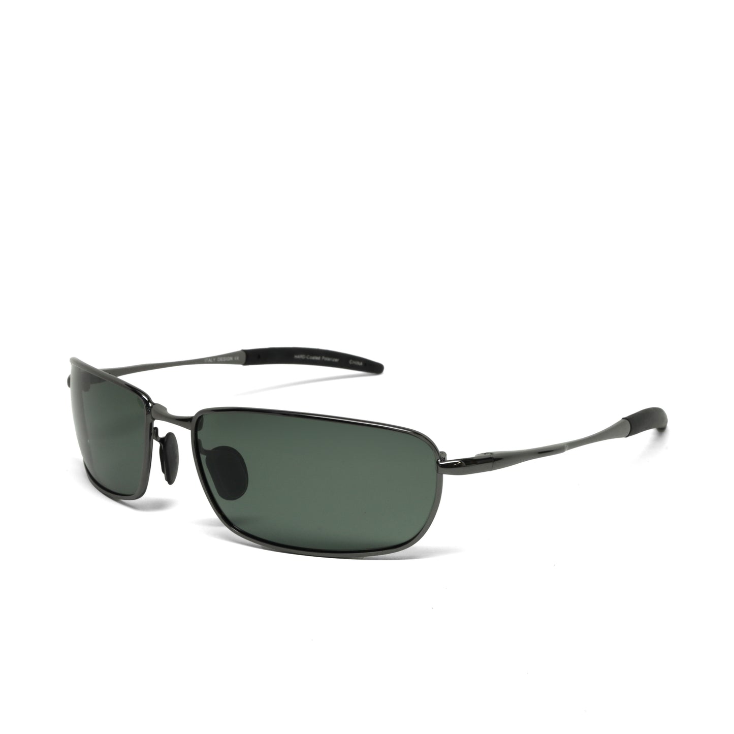 //Style 853// Polarized Vintage 90s Wraparound Wire Sunglasses - Grey