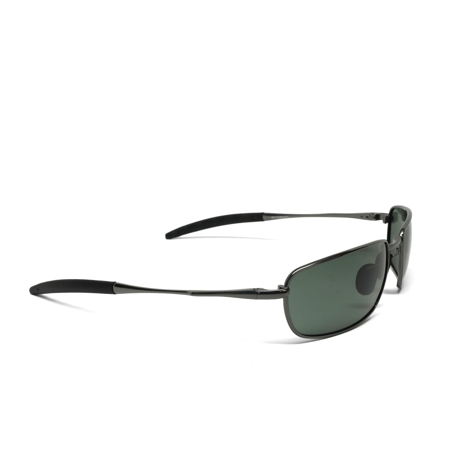 //Style 853// Polarized Vintage 90s Wraparound Wire Sunglasses - Grey