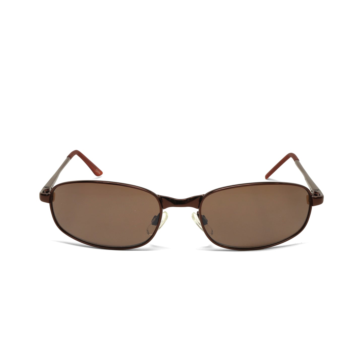 //Style 370// Vintage 90s Classic Wire Oval Sunglasses - Bronze