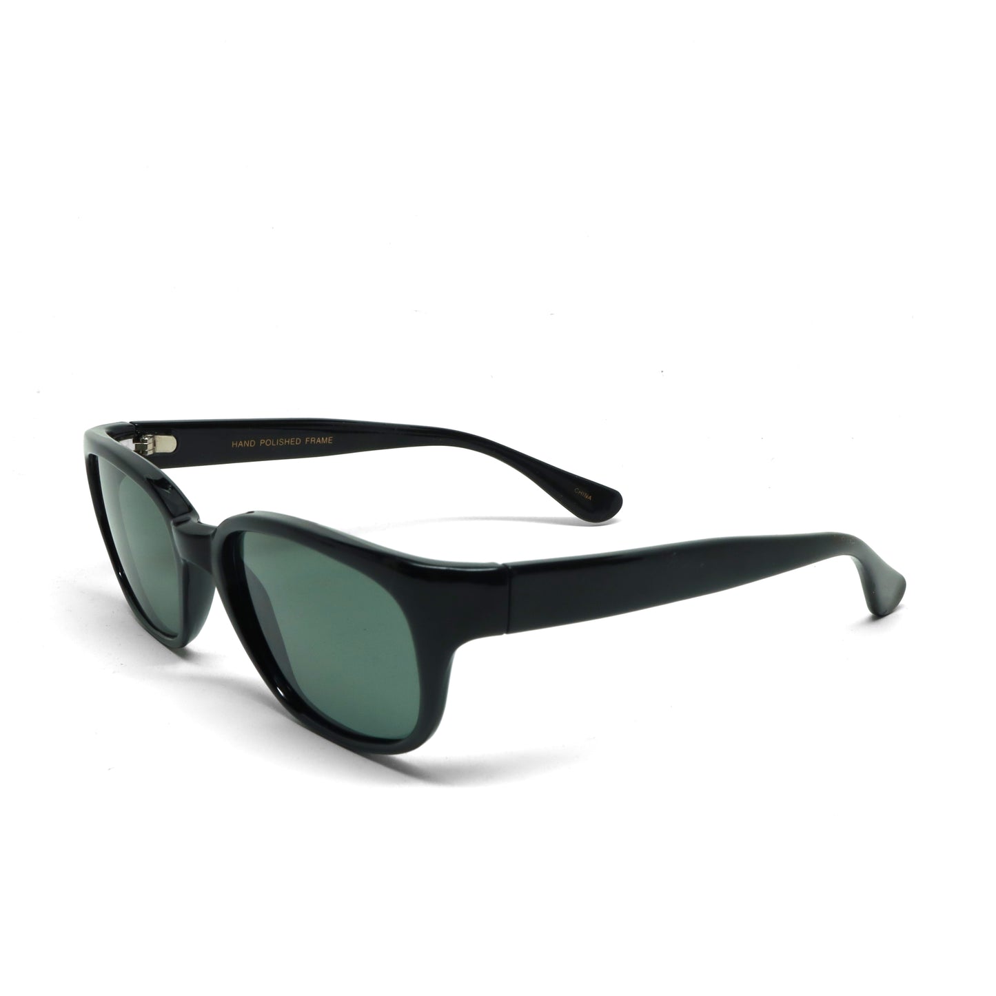 Deluxe //Style 018// Classic Vintage 90s Rectangle Mod Sunglasses - Black
