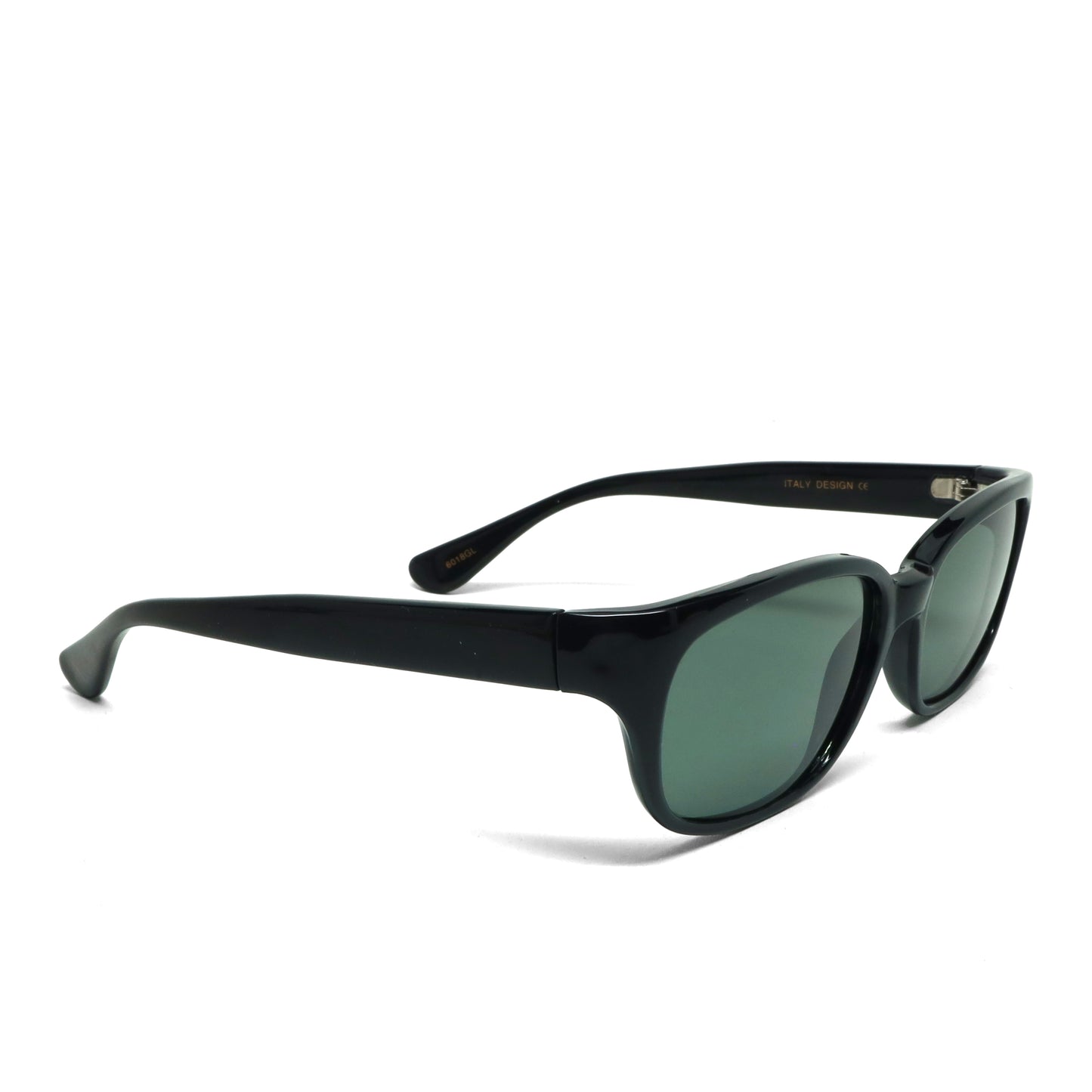 Deluxe //Style 018// Classic Vintage 90s Rectangle Mod Sunglasses - Black