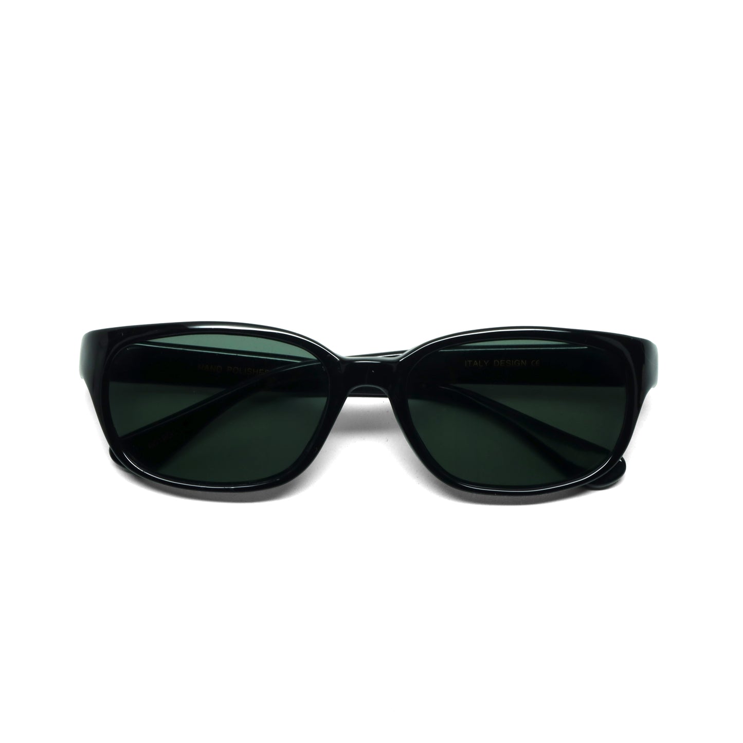 Deluxe //Style 018// Classic Vintage 90s Rectangle Mod Sunglasses - Black