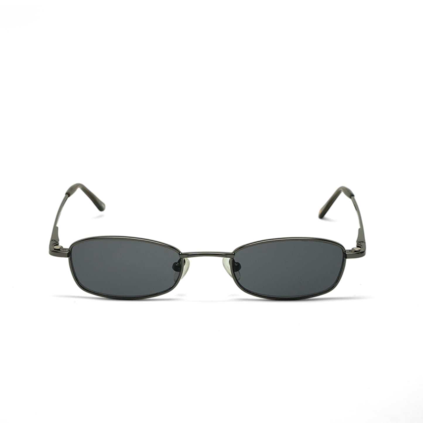 //Style 175// High Quality Vintage 90s Wire Rectangle Sunglasses - Grey