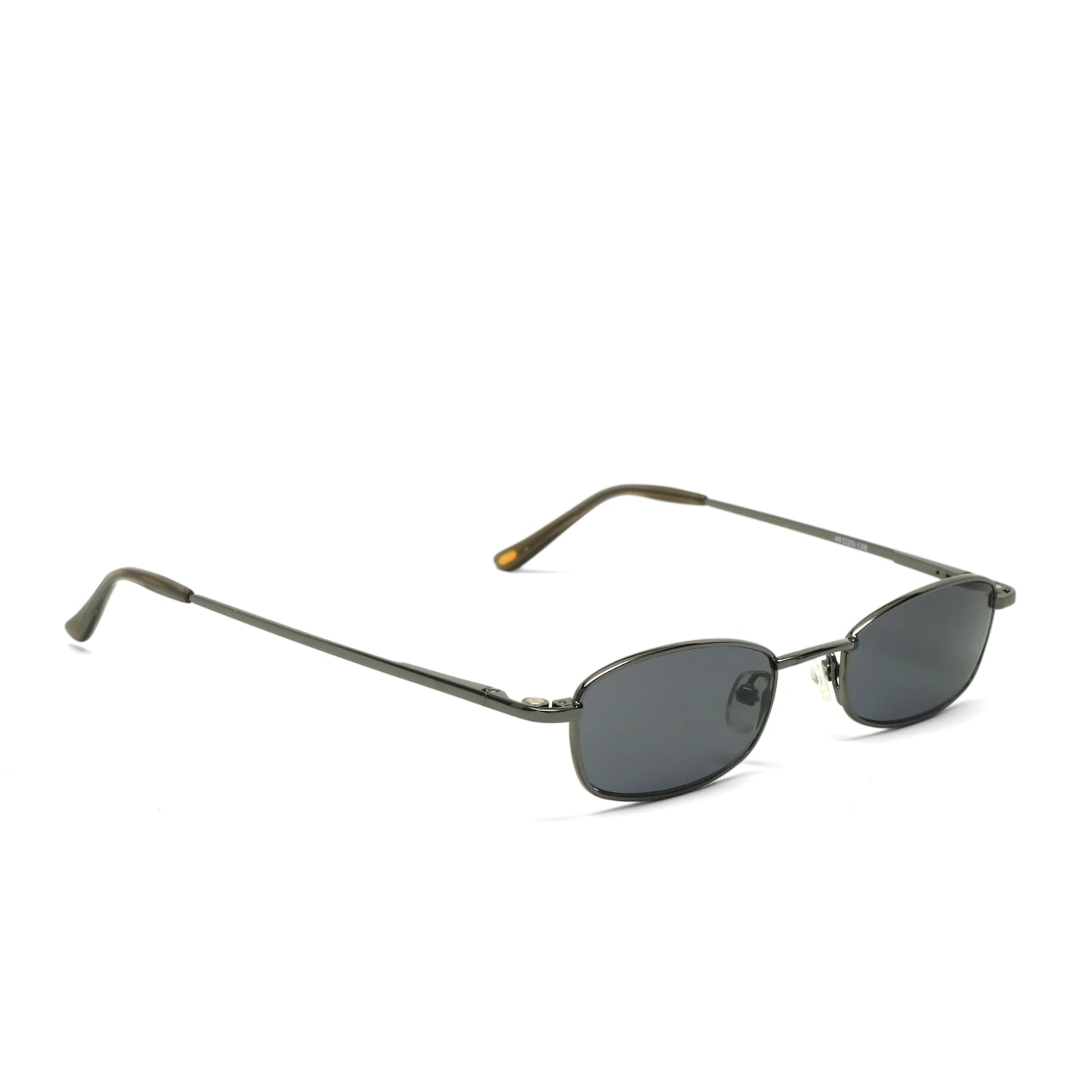 //Style 175// High Quality Vintage 90s Wire Rectangle Sunglasses - Grey