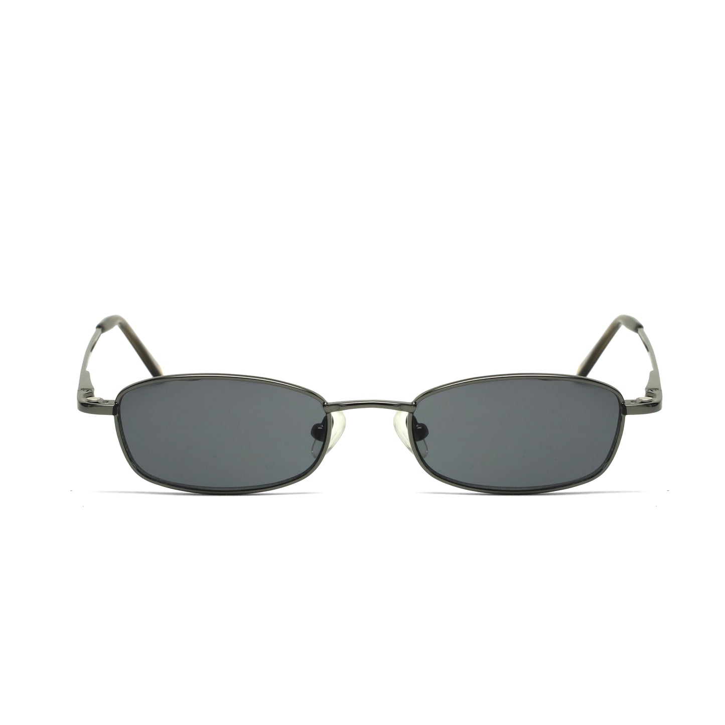 //Style 175// High Quality Vintage 90s Wire Rectangle Sunglasses - Grey