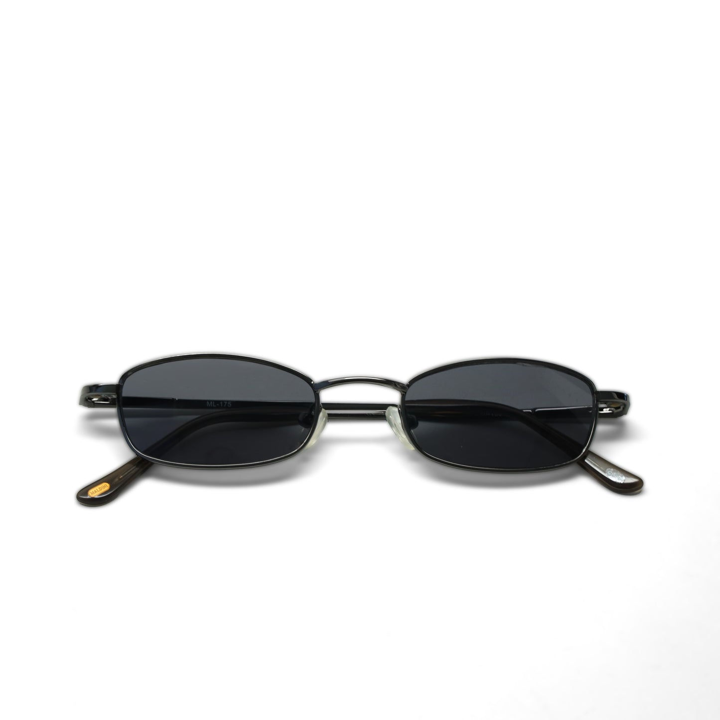 //Style 175// High Quality Vintage 90s Wire Rectangle Sunglasses - Grey