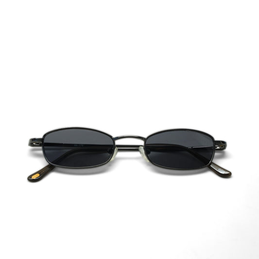 //Style 175// High Quality Vintage 90s Wire Rectangle Sunglasses - Grey