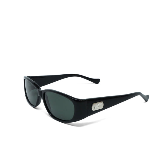 //Style 420// Deluxe Vintage 90s Deadstock Rectangle Sunglasses - Black