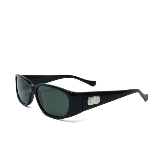 //Style 420// Deluxe Vintage 90s Deadstock Rectangle Sunglasses - Black