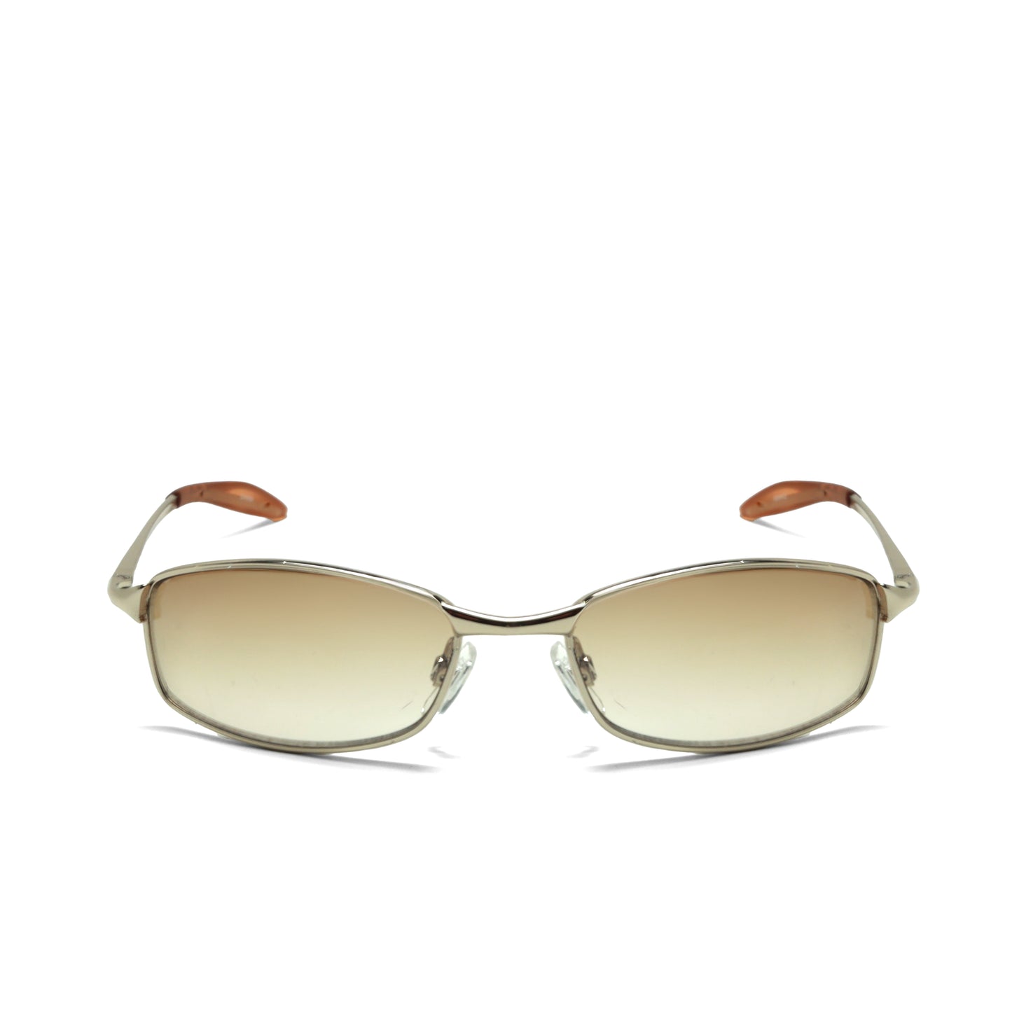 //Style 1670// Classic 90s Vintage Wire Metal Rectangle Sunglasses - Brown