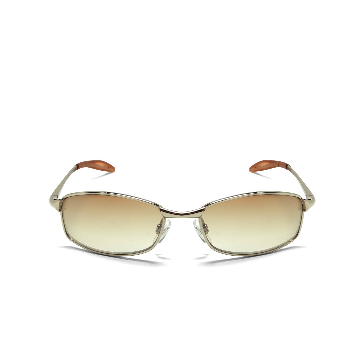 //Style 1670// Classic 90s Vintage Wire Metal Rectangle Sunglasses - Brown