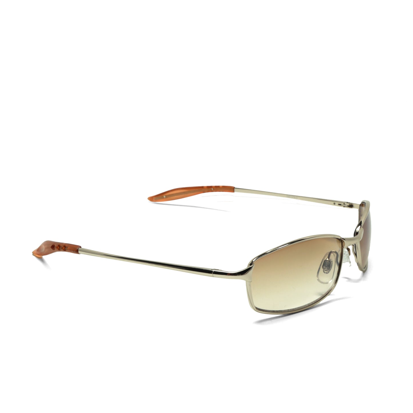 //Style 1670// Classic 90s Vintage Wire Metal Rectangle Sunglasses - Brown