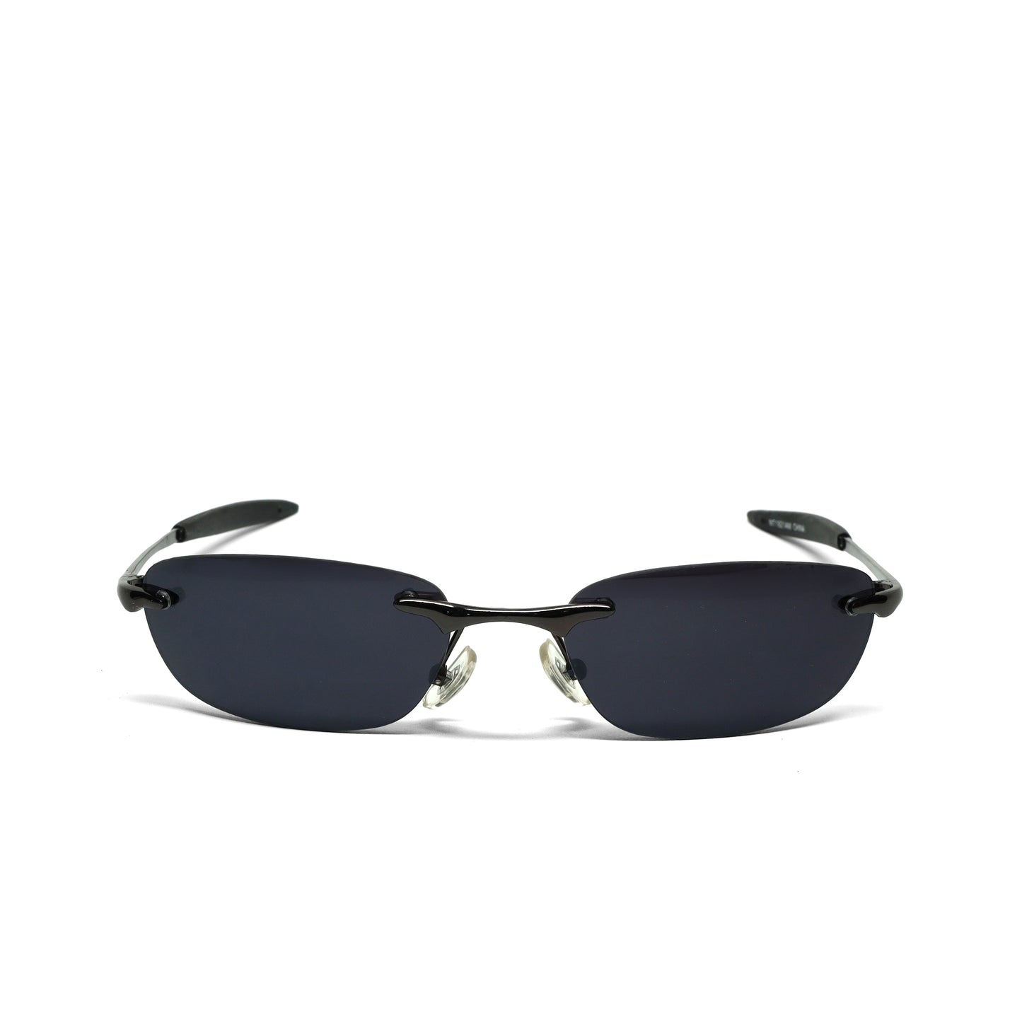 //Style 921// Classic Vintage Late 90s Wire Oval Sunglasses - Dark