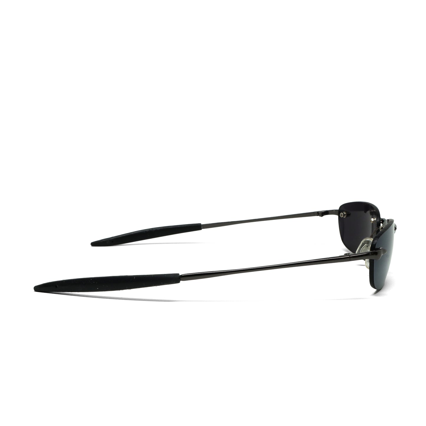 //Style 921// Classic Vintage Late 90s Wire Oval Sunglasses - Dark