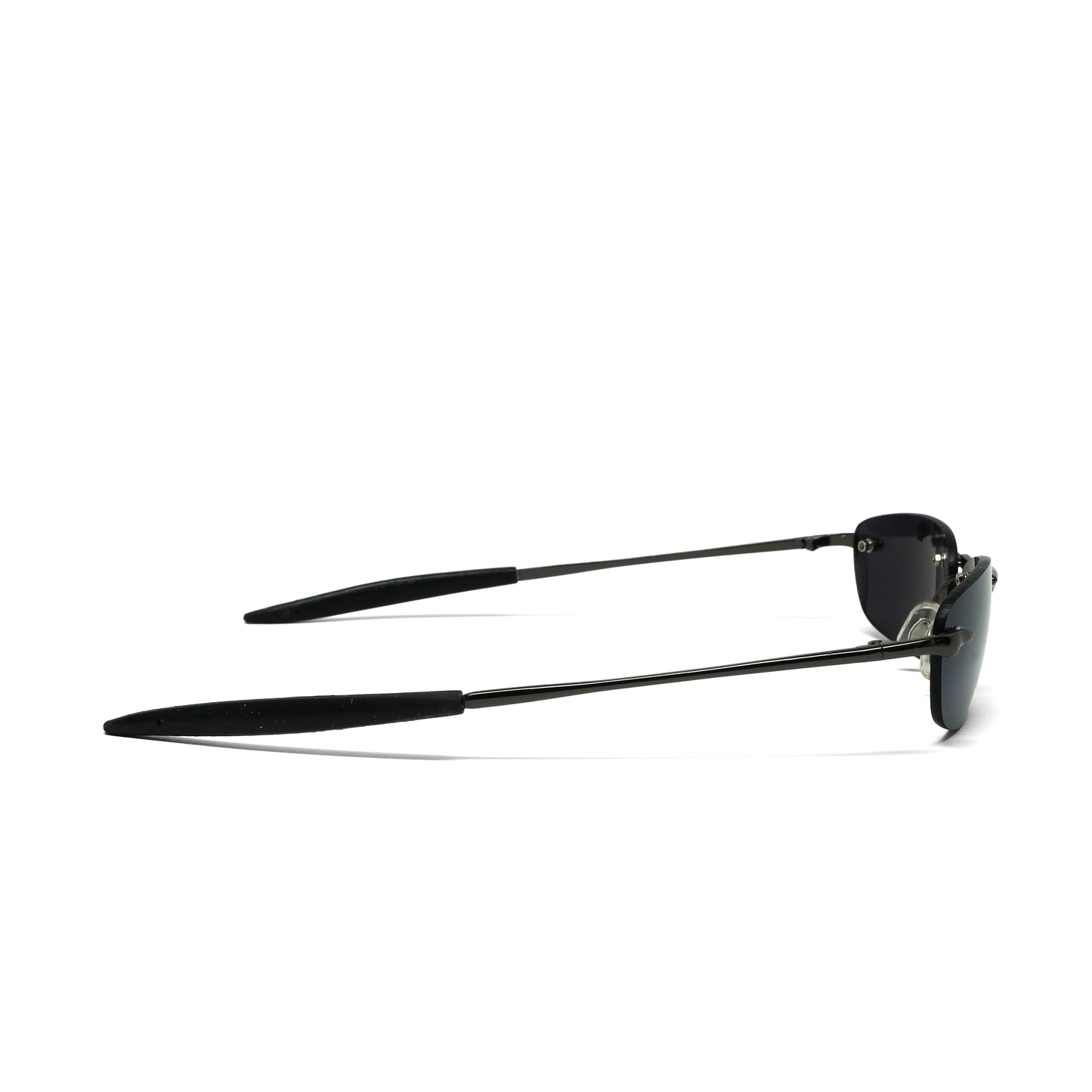 //Style 921// Classic Vintage Late 90s Wire Oval Sunglasses - Dark