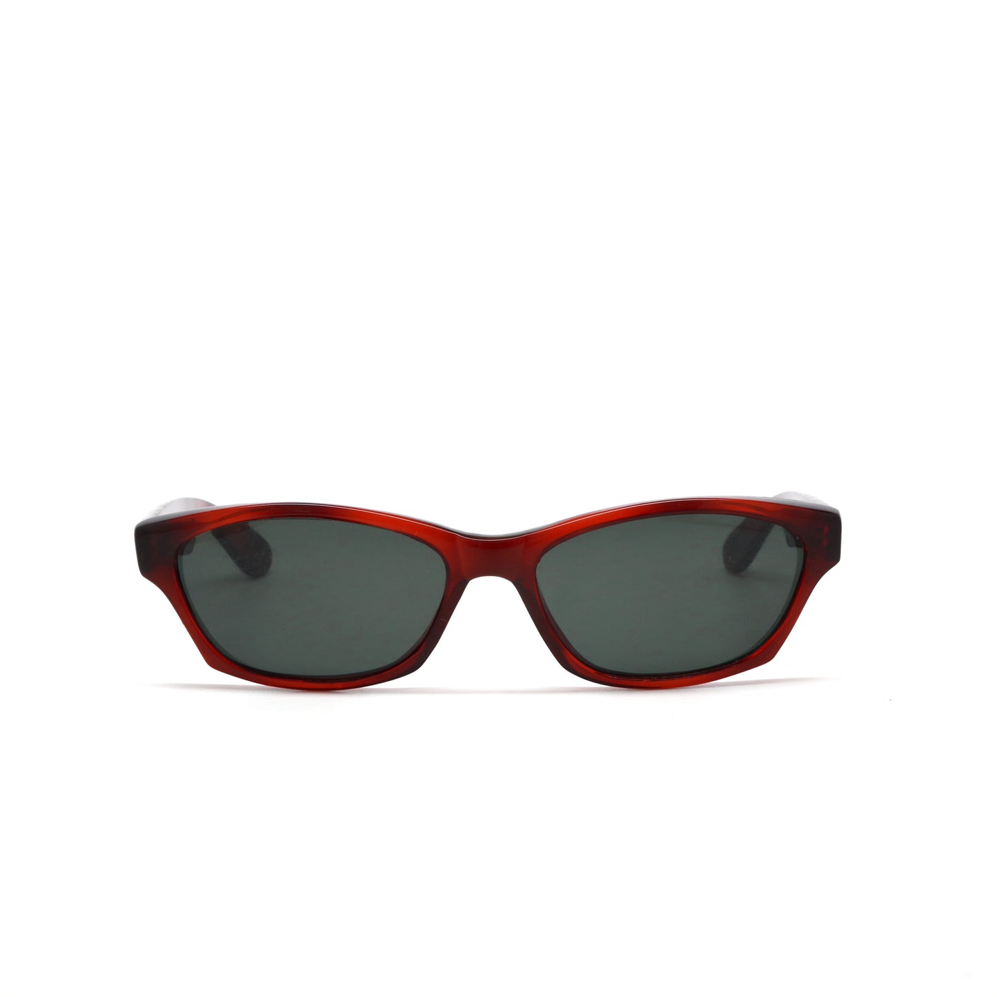Deadstock Original Rectangular Wayfarer Frame Sunglasses - Tortoise Red