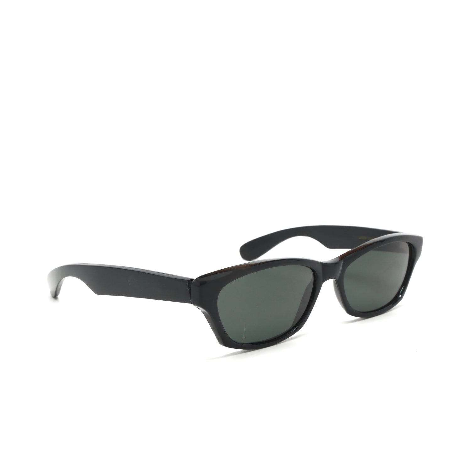 Deadstock Original Rectangular Wayfarer Frame Sunglasses - Black