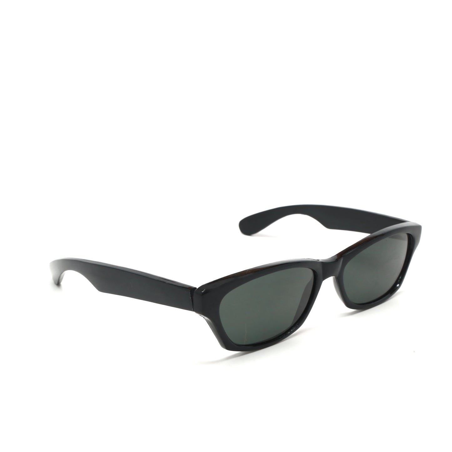 Deadstock Original Rectangular Wayfarer Frame Sunglasses - Black
