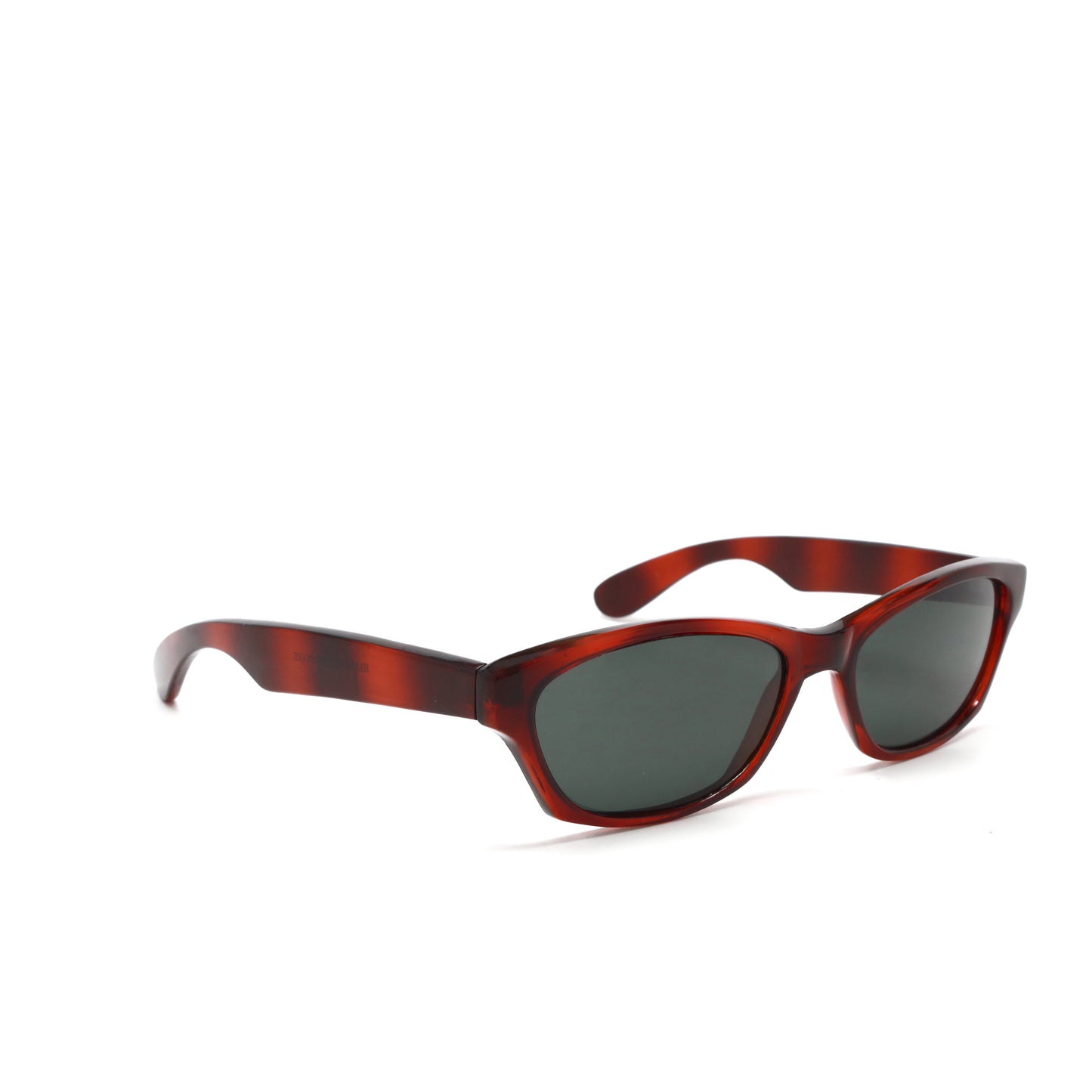 Deadstock Original Rectangular Wayfarer Frame Sunglasses - Tortoise Red